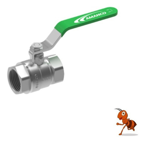 Valvula Esférica H-h 2 PuLG Premium Amanco 0