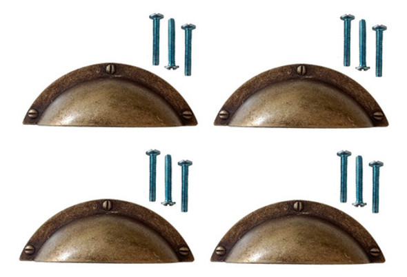 Manija Tirador Cubeta Pehuajo Bronce Viejo Cajon Cocina X4 0 Manija Tirador Cubeta Pehuajo Bronce Viejo Cajon Cocina X4 0