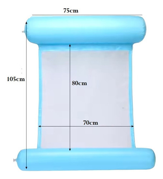 Flotador Inflable Reposera Hamaca Silla Flotante Adulto Pile 1 Flotador Inflable Reposera Hamaca Silla Flotante Adulto Pile 1