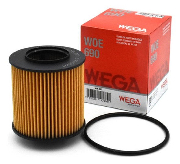 Filtro De Aceite Seat Ibiza Leon Audi A3 Wega 0