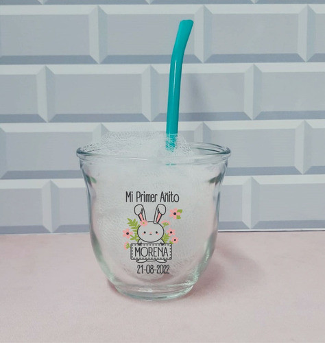 Mates Vidrio Souvenirs Personalizados Boda 15 Años Bautismo 1