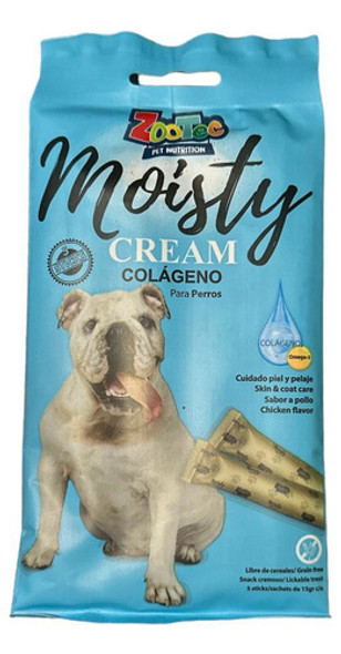 Moisty Creamy Zootec Colágeno P/perro X12sobresx5st=60sticks 0