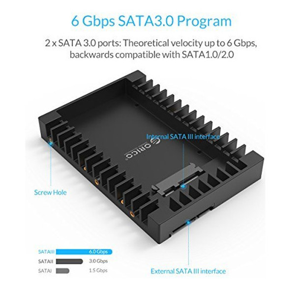 Orico 2.5 A 3.5 Convertidor  Adaptador Disco Duro Montaje 1