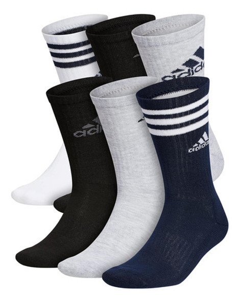 Medias De Running adidas Para Hombre, Talla Grande, 6 Pares 0