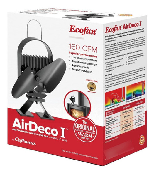 Ecofan Airdeco I, Ventilador De Estufa De Rendimiento Super. 1