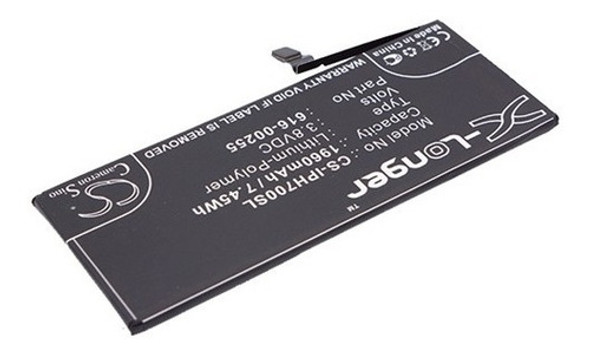 Acumulador Cameron Sino P/ iPhone 7 1960 Mah Part 616-00255 1 Acumulador Cameron Sino P/ iPhone 7 1960 Mah Part 616-00255 1