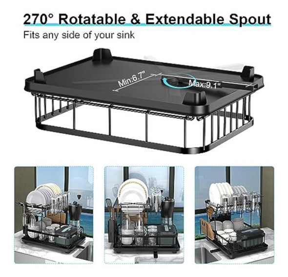 Souany Escurridor De Platos Con Juego De 1