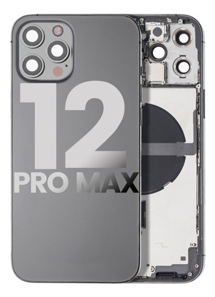 Carcasa Completa iPhone 12 Pro Max (color Grafito) 0 Carcasa Completa iPhone 12 Pro Max (color Grafito) 0