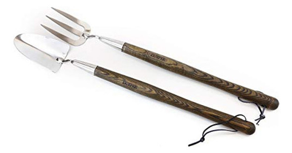 Juego De Tenedor Y Paleta De Acero Inoxidable De 20 , H... 0