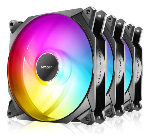 Ventilador Rgb 140mm Grosor 30mm Con Controlador 1500rpm 0