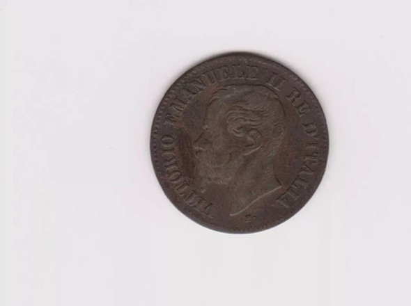 Moneda Italia 2 Centesimi Año 1867 M Bueno + 1 Moneda Italia 2 Centesimi Año 1867 M Bueno + 1