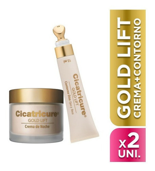 Cicatricure Kit Gold Lift Crema Noche + Contorno Ojos Y Boca 0 Cicatricure Kit Gold Lift Crema Noche + Contorno Ojos Y Boca 0