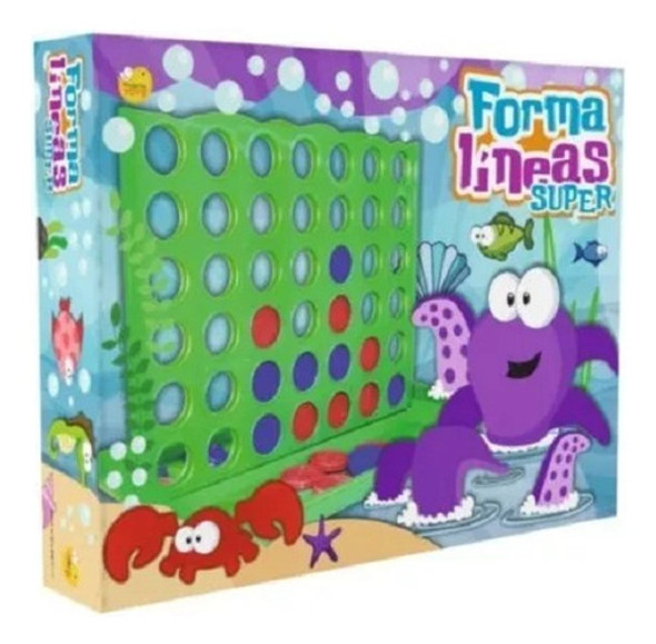 Juego De Mesa Estrategia Forma Lineas Super 0