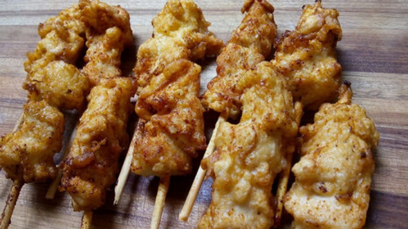 30 Mini Pinchos De Pollo Rebozados Y Fritos 1