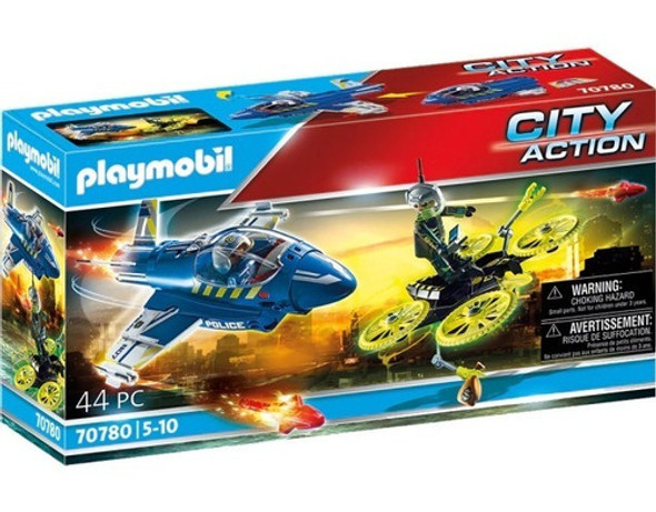 Playmobil 70780 City Action Jet De Policia Persecucion Dron 0