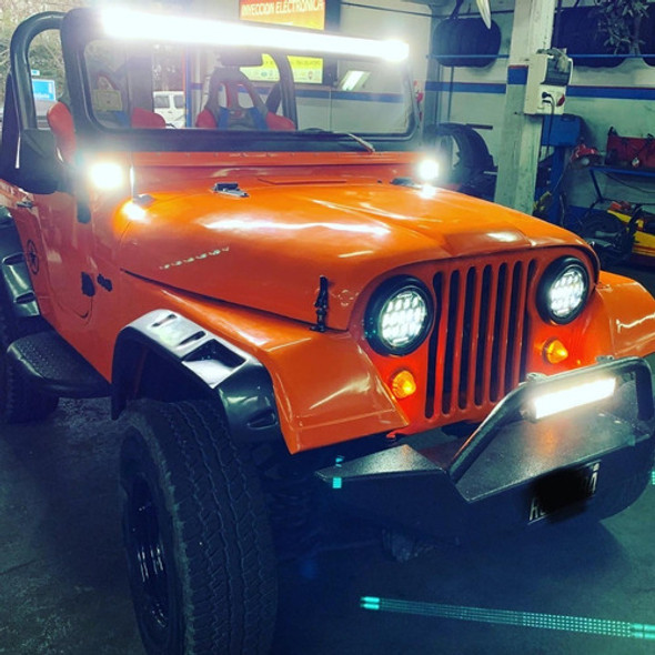 Barra Led Slim 6d Recta 8`` Camioneta 4x4 Utv Neumaster 1 Barra Led Slim 6d Recta 8`` Camioneta 4x4 Utv Neumaster 1