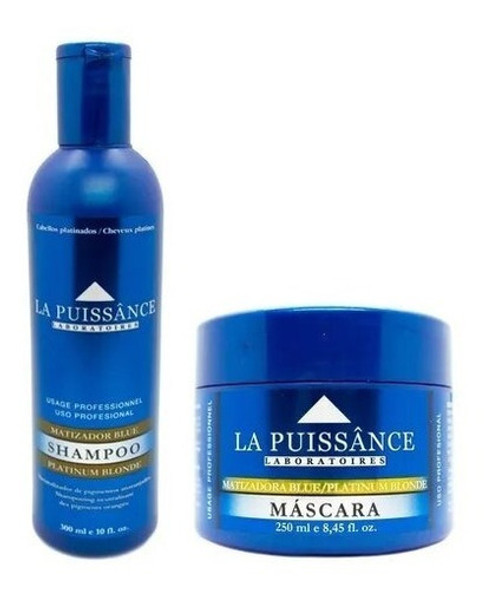 La Puissance Kit Blue Shampoo + Máscara Matizador Rubios 0 La Puissance Kit Blue Shampoo + Máscara Matizador Rubios 0