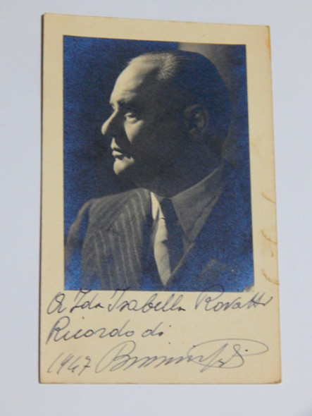 Fotografia Firmada Beniamino Gigli 1 Fotografia Firmada Beniamino Gigli 1