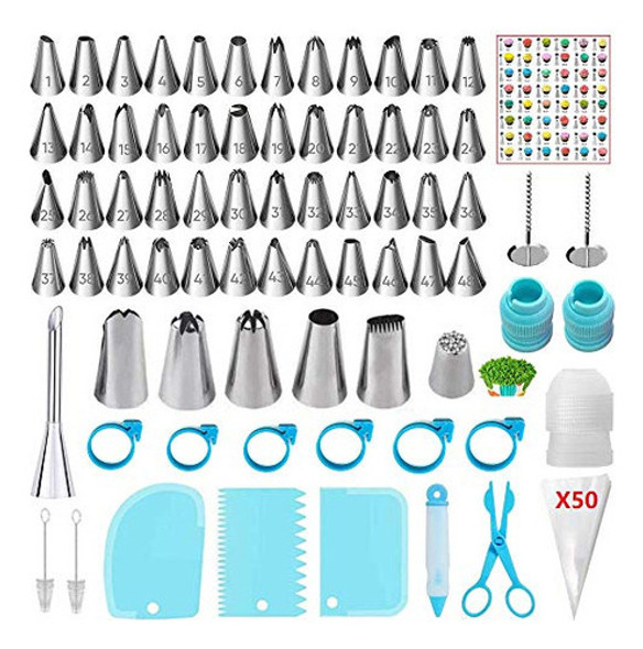 Juego 125 Puntas Bolsas Glaseado 48 Puntas Pequeñas Numerada 1 Juego 125 Puntas Bolsas Glaseado 48 Puntas Pequeñas Numerada 1