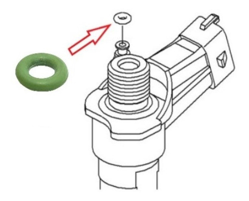 Oring De Retorno Inyector Bosch Piezoelectricos Kit 4 1