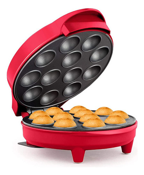 Holstein Housewares Cake Pop Maker, Rojo - Hace 12 Cake Pops 0