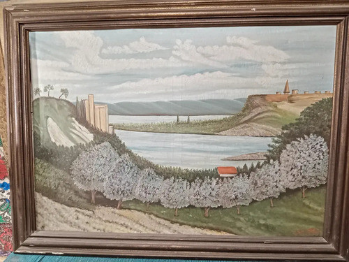 Óleo Sobre Tela Del Autor Estadounidense J. Smetter 0