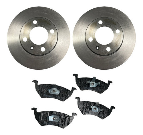 Kit Discos Y Pastillas De Freno P/ Vw Volkswagen Up Todos 0