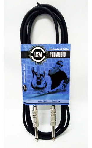 Cable Plug A Plug Standard Metalico 3 Mts Leem Cr10 0