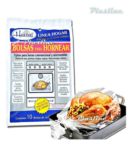 Bolsa Horno Freezer 30 X 45 Cm Cierre Precinto X 10 Unidades 0