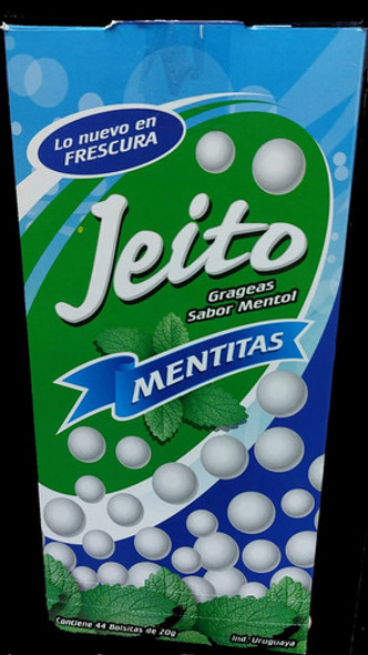 Mentitas Menta Jeito Display X 44 Unidades De 20 G. 0