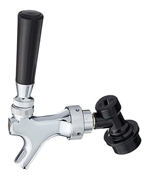 Llave De La Cerveza Cromado Con Cerradura De Bola Cornelius 0