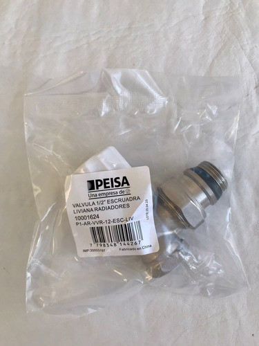 Valvula Escuadra Para Radiadores 1