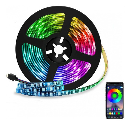 Cinta Rgb Bluetooth App 5 Metros 0