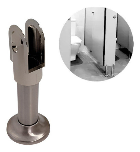 Pata De Inoxidable Para Armado De Divisor Baño Box 0