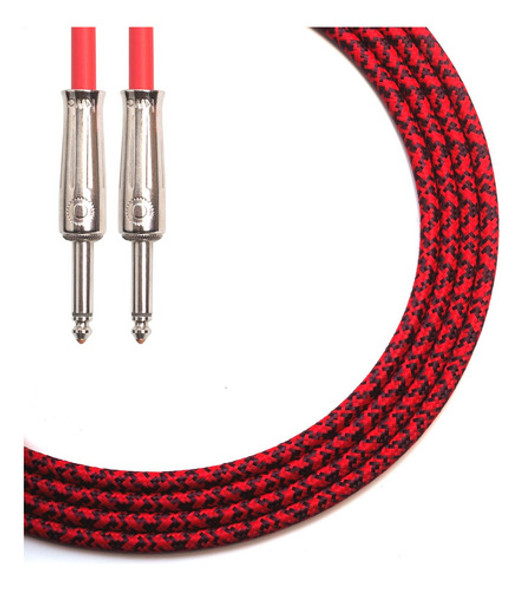 Kwc 203 Iron Cable Plug 1/4 - Plug 1/4 Mallado X 3 Mts. 0 Kwc 203 Iron Cable Plug 1/4 - Plug 1/4 Mallado X 3 Mts. 0