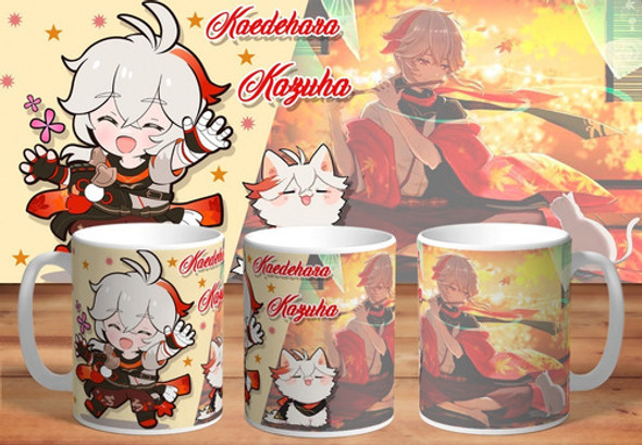 Taza Kaedehara Kazuha, Genshin Impact De Plástico 1 Taza Kaedehara Kazuha, Genshin Impact De Plástico 1