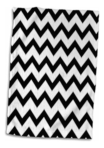 3d Rose Chevron Pattern Toalla De Mano/deportiva En Zigzag E 0