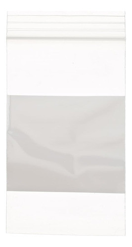 Lk Embalaje 3  X 5  2 Mil Single Track Zipper Bag Con Bloque 1