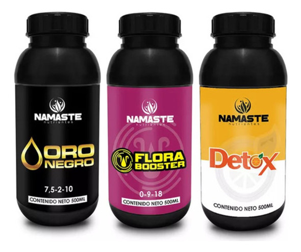 Pack Oro Negro Flora Booster Shanti 100ml Bases Alga Marina 0 Pack Oro Negro Flora Booster Shanti 100ml Bases Alga Marina 0