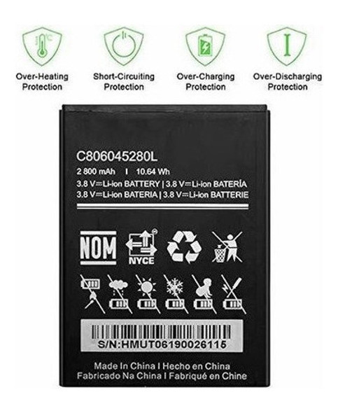 Batera De Repuesto C806045280l Para Blu Vivo X5 V0490uu Bat 1 Batera De Repuesto C806045280l Para Blu Vivo X5 V0490uu Bat 1