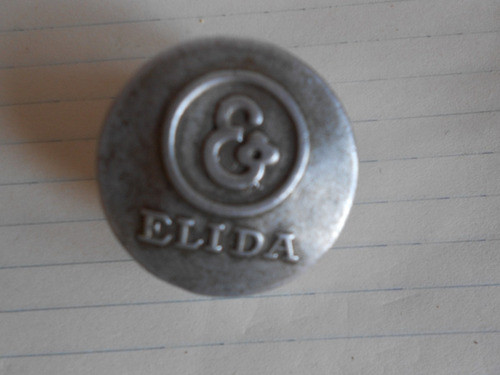 Lata Elida De Colección (diámetro 3.5 Cm) 0