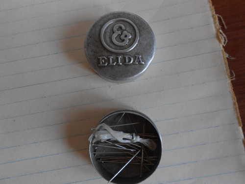 Lata Elida De Colección (diámetro 3.5 Cm) 1