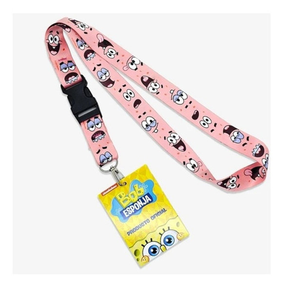 Lanyard Patricio Llavero Cinta Bob Esponja Nickelodeon 0