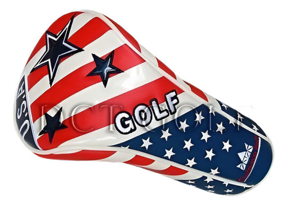 Nuevo Usa Bandera Golf Estrellas Driver Madera Cubierta Fund 0