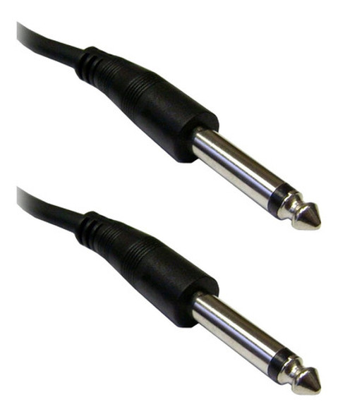 Cable Plug 6.5mm 1/4 Mono 2 Metros Para Instrumentos 1