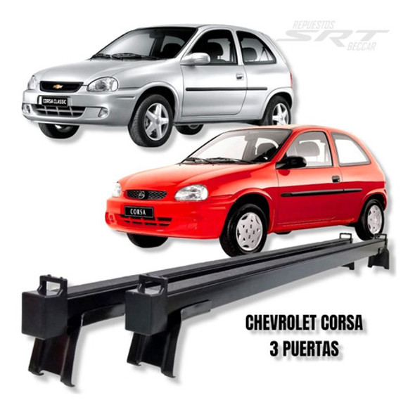 Barra Porta Equipaje Chevrolet Corsa Desde 2002 3 Ptas 1
