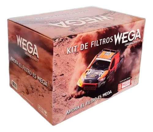 Kit Filtros Wega Toyota Hilux 3,0 Del 2011 En Adelante 0