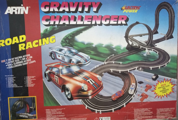 Pista De Autos Tipo Scalextric, Vintage, Porsche, 7,5 Metros 0