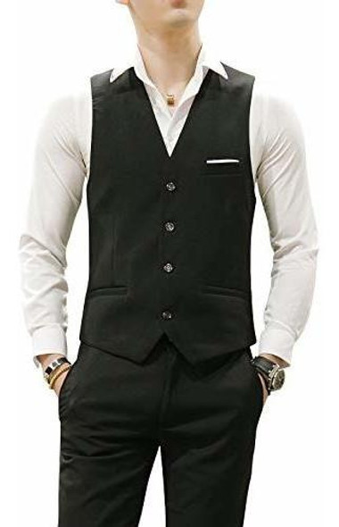Mogu Chaleco Para Hombre, Traje Casual, 13 Colores 0