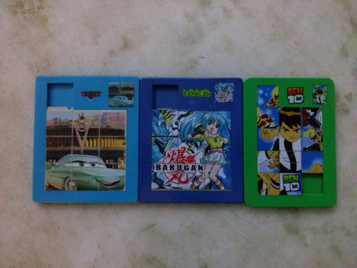 Juego Del 15, De Bakugan,cars,ben 10 0